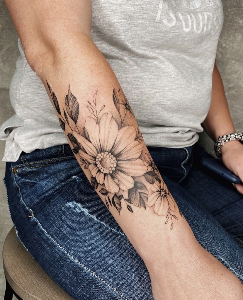 Florale Tattoo Inspiration